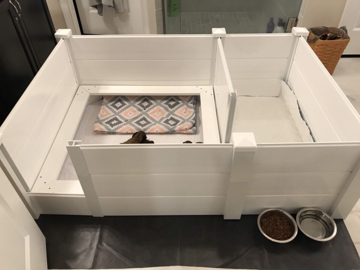 4 ft. x 4 ft. Whelping Box - Canine Whelping Box