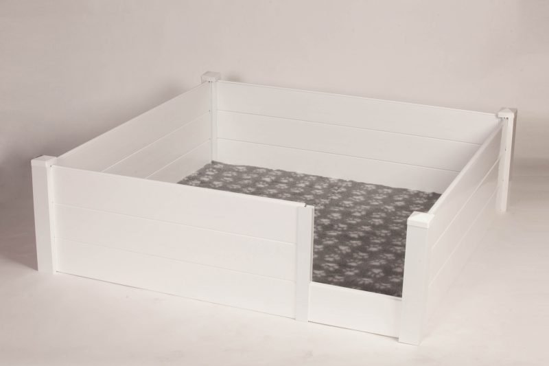 4 ft. x 4 ft. Whelping Box - Canine Whelping Box